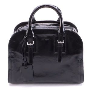 SOLD Saint Laurent Grenelle Black Patent Leather Bag